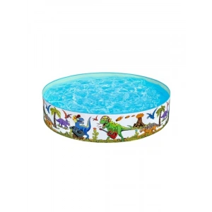 Dinozor Temalı Çocuk Havuzu - 183 cm x 38 cm