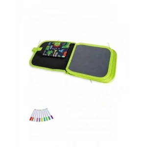 Dinozor Temalı Silinebilir Doodle Çizim Defteri, 6 Sayfa ve Kalem Seti