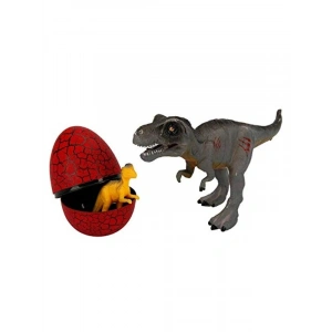 Dinozor ve Yavrusu Oyun Seti - Renkli Eğlenceli Figürler