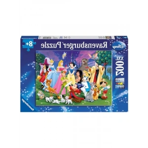 Disney Karakterleri Temalı 200 Parça Puzzle, Eğlenceli Zihin Geliştirme