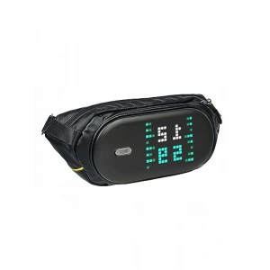 Divoom Pixoo Slingbag-C Siyah Ledli Bel Çantası