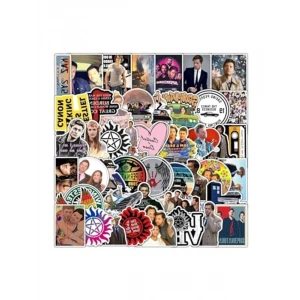 Dizi Temalı Sticker Seti, Macbook ve Tabletler İçin 1. Seri