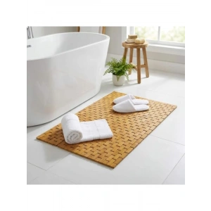 Doğal Bambu Banyo Paspası, Kaymaz Tabanlı ve Spa Tipi Kullanım İçin