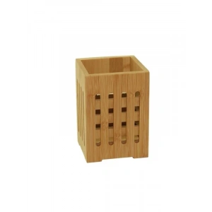 Doğal Bambu Mutfak Organizeri - Pencereli Düzenleyici