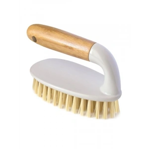 Doğal Bambu Temizlik Fırçası - Bej Renk