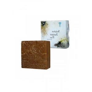 Doğal Çam Ardıç Kükürt Sabunu - Egzama ve Sivilce İçin 130 gr