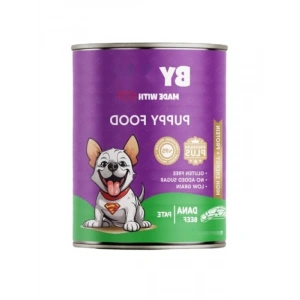 Doğal Dana Etli Yavru Köpek Maması 400 Gram Konserve