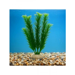 Doğal Görünümlü Yapay Akvaryum Bitkisi - Yeşil