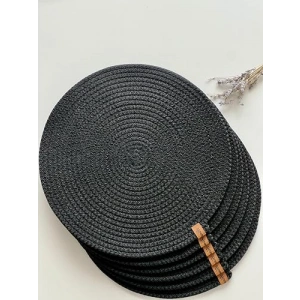 Doğal Hasır 6lı Supla Seti | Şık ve Zarif Sunum için İdeal