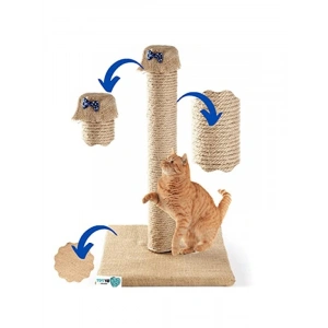 Doğal Jüt Halat Kedi Tırmalama Direği