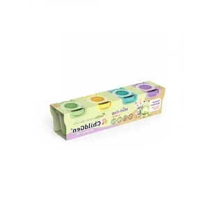 Doğal Oyun Hamuru Seti, 4x65gr Mini-Cup Pastel Renklerde
