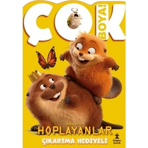Doğan Çocuk Disney Hoplayanlar - Çok Boya! Çıkartmalı Dev Boyama Kitabı