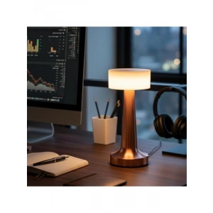 Dokunmatik Masa Lambası - Şarj Edilebilir ve Taşınabilir