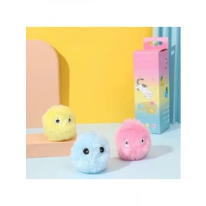 Dokunmaya Duyarlı Sesli Peluş Kedi Oyuncağı, Eğlenceli Top