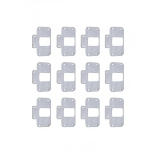 Dolap Kapak Onarım Kiti, 6,5x9 cm, 12 Adet