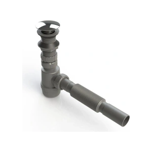 Donau Pop-Up Taslı Körüklü Lavabo Sifonu Ø 32 mm DONAU 321-112