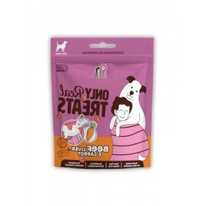 Dondurularak Kurutulmuş Çiğ Dana Ciğer ve Havuç, 40g