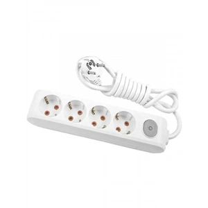 Dörtlü Priz (Kablolu, Çocuk Korumalı, 1 Metre)