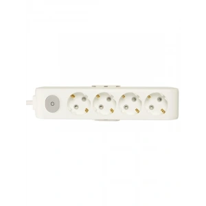 Dörtlü Topraklı Kablolu Priz - 2 Metre