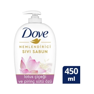 Dove Lotus Çiçeği ve Pirinç Sütü Sıvı Sabun 450 ml