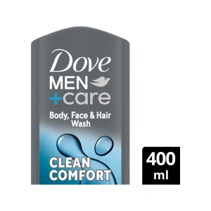 Dove Men +Care Duş Jeli Body, Face&hair Clean Comfort 400 ml