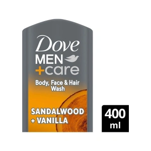 Dove Men +Care Duş Jeli Body, Face&hair Sandalwood +Vanilla 400 ml