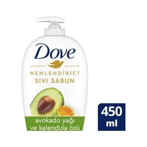 Dove Nemlendirici Sıvı Sabun Avokado Yağı Ve Kalendula Özü 450 ml