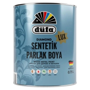 Düfa Diamond Sentetik Parlak SonKat Boya Beyaz 0.75 l