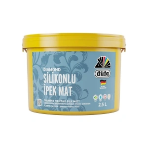 Düfa Diamond Silikonlu İpek Mat İç Cephe Duvar Boyası Beyaz 2.5 l