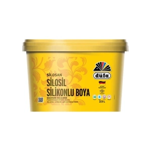 Düfa Dış Cephe Duvar Boyası Silosil Silikonlu 2.5 Lt Ege