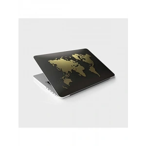 Dünya Haritası Temalı Laptop Sticker