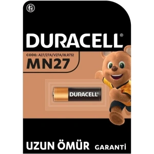 DURACELL MN27 (1’li Paket) özel alkalin pil 12V (A27 L828)