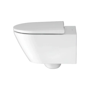 Duravit D-Neo Rimless Asma Klozet + Duravit Yavaş Kapak 45773900A1