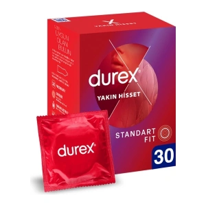 Durex 30lu İnce ve Ekstra Hassas Prezervatif - Yakın Hisset