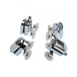 Duşa Kabin Teker Seti - 4 Adet Krom Tekerlek