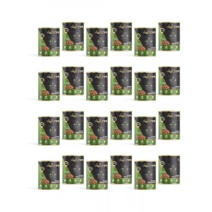 Düşük Tahıllı Kuzu Etli Konserve Kedi Maması 415 GR - 24 Adet