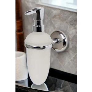 Duvara Monte Krom Cam Sabunluk - Pratik Montaj Aparatları Dahil