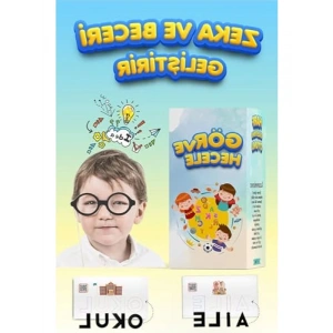 Duyusal Eğitici Harf Eşleştirme Oyunu, 34 Kart ile Eğlenceli Eğitim