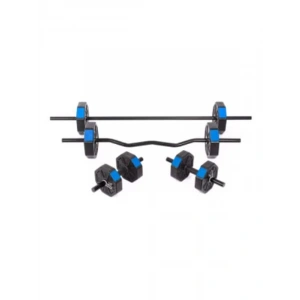Düz ve Z Barlı Dumbbell Seti, 30 kg Ağırlık