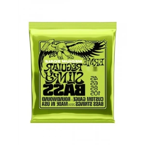 Düzenli Slinky Nikel Yara Orta Ölçekli Bas Telleri, Ölçü 45-105