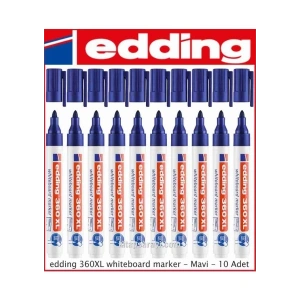 Edding 360 XL Mavi Tahta Kalemi 10lu Kutu