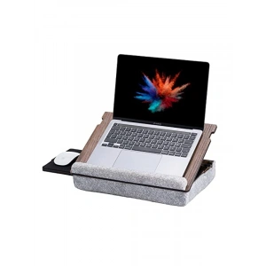 Eğim Ayarlanabilir Laptop Sehpası, Minderli ve Çok Amaçlı Kullanım İçin