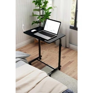 Eğim Yüksekliği Ayarlanabilir Tekerlekli Laptop Masası