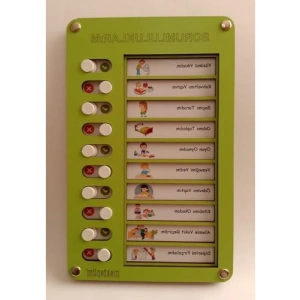 Eğitici Günlük Rutin Kontrol Listesi - Yeşil