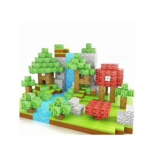 Eğitici Manyetik Küpler - 100 Parça 3 Boyutlu Mıknatıslı Oyuncak