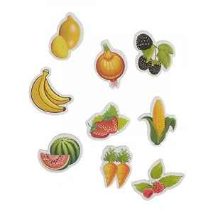 Eğitici Manyetik Meyve ve Sebze Figürleri Seti