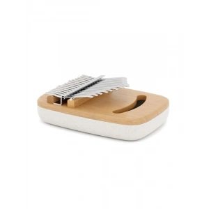 Eğlenceli Başparmak Piyanosu - Beyaz ve Doğal Ahşap