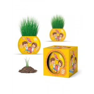Eğlenceli Bitki Yetiştirme Kiti - 6lı Çim Adam Seti