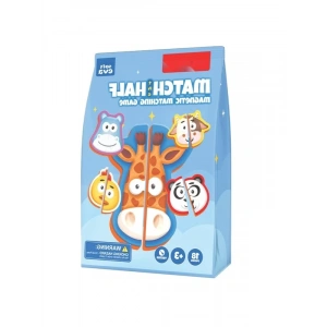 Eğlenceli Manyetik Eşleştirme Oyunu - 12 Hayvan ve Yiyecek