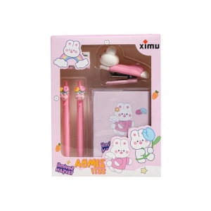 Eğlenceli Tavşan Temalı Kırtasiye Seti